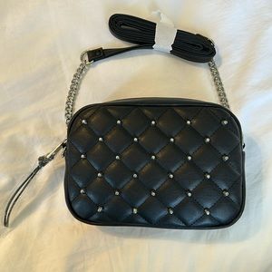 Rebecca Minkoff crossbody studded black bag